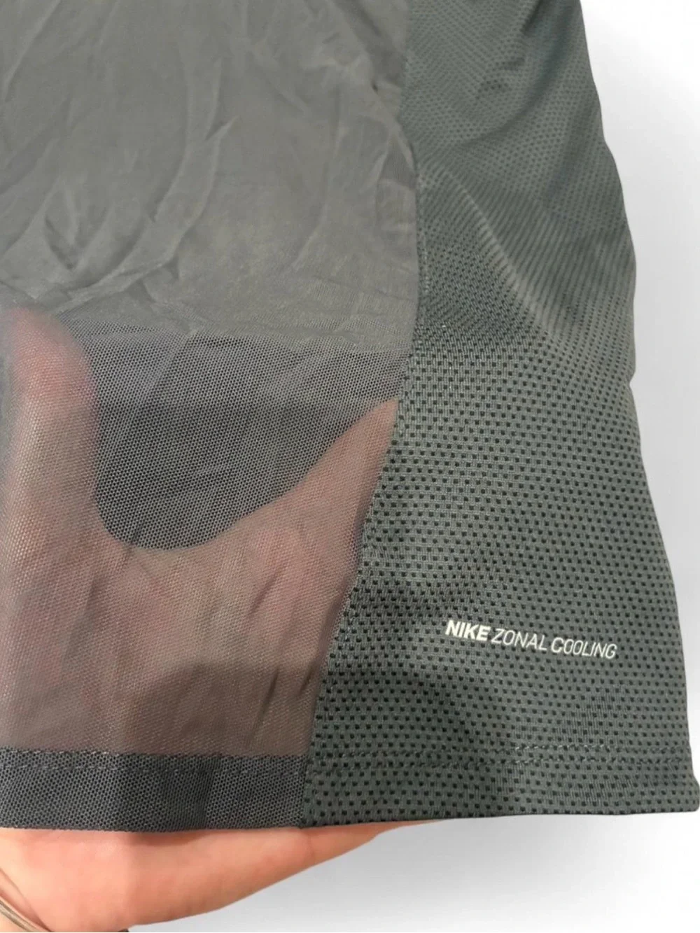 Grey Nike Workout Top